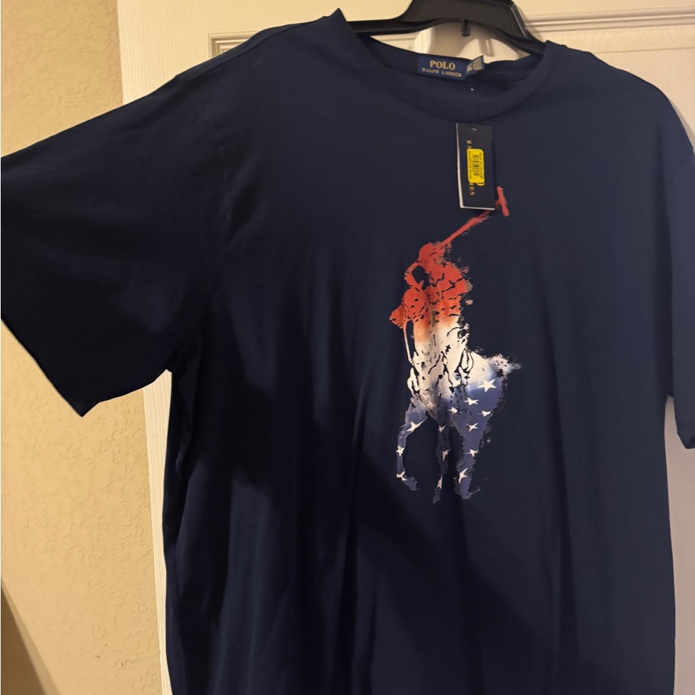Ralph Lauren Navy Blue tee size 2XLT